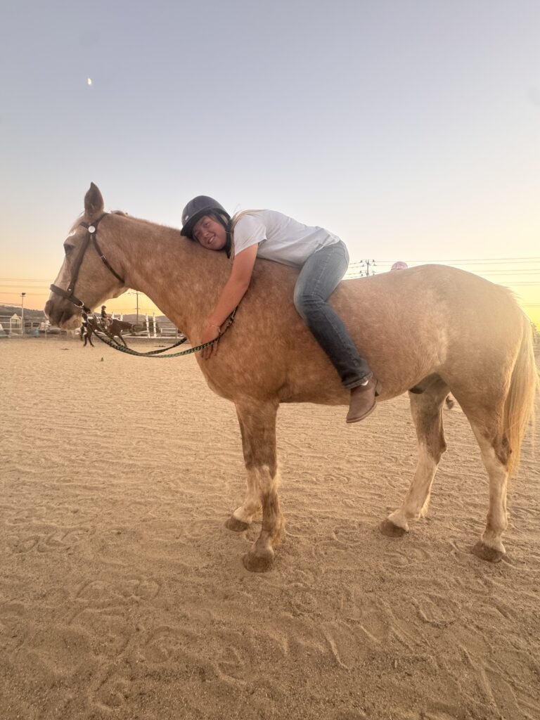 Girl on horse
